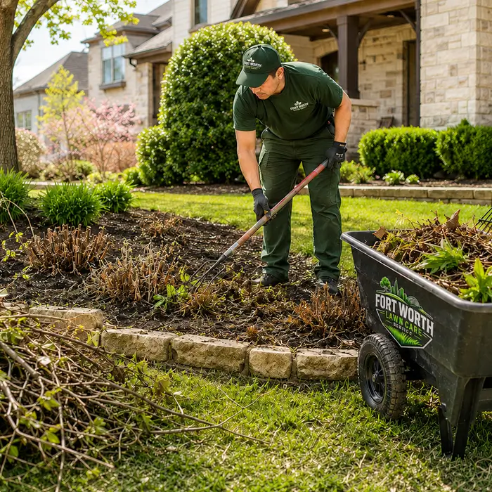 Yard Service Fort Worth - cleanup the yard ready for the new season