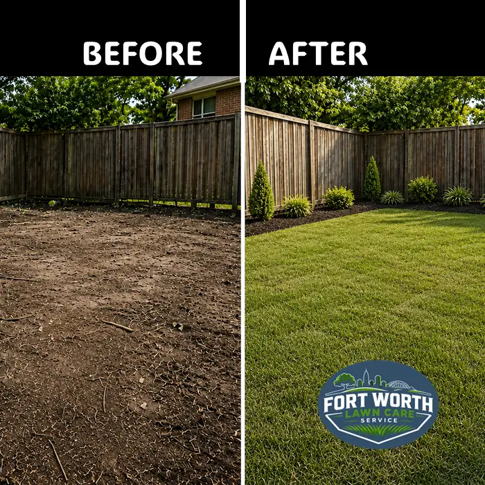 Fort Worth Sod installation